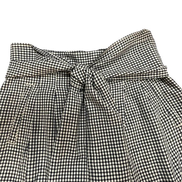 Anthropologie Cartonnier Tie-Waist Gingham Cropped Pants - Picture 6 of 10